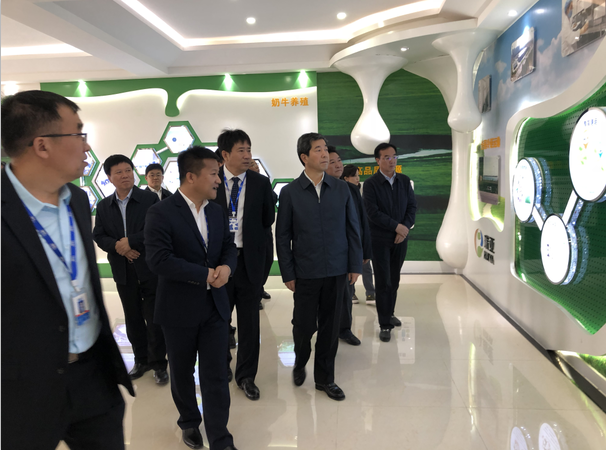河南省委副書記、省長陳潤兒一行蒞臨 花花牛集團魯山瑞亞牧業(yè)有限公司視察調(diào)研